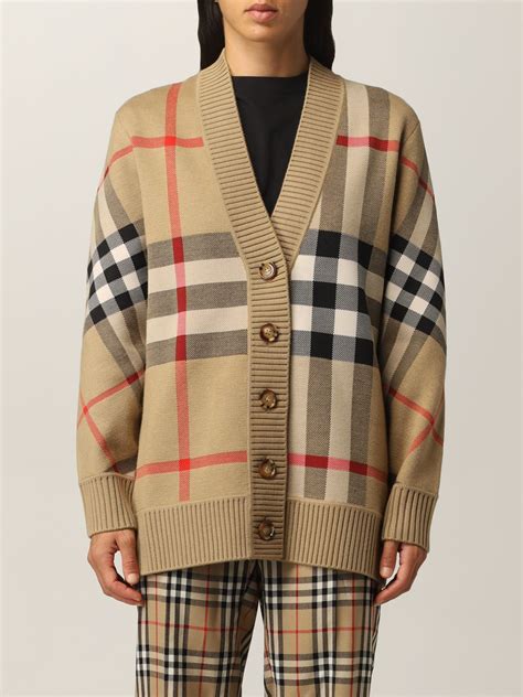 collared burberry cardigan|vintage burberry cardigan.